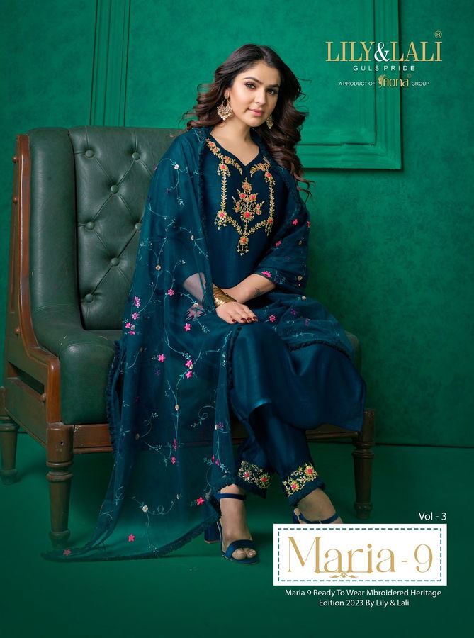 MARIA 9 Vol 3 By Lily And Lali Readymade Suits Catalog